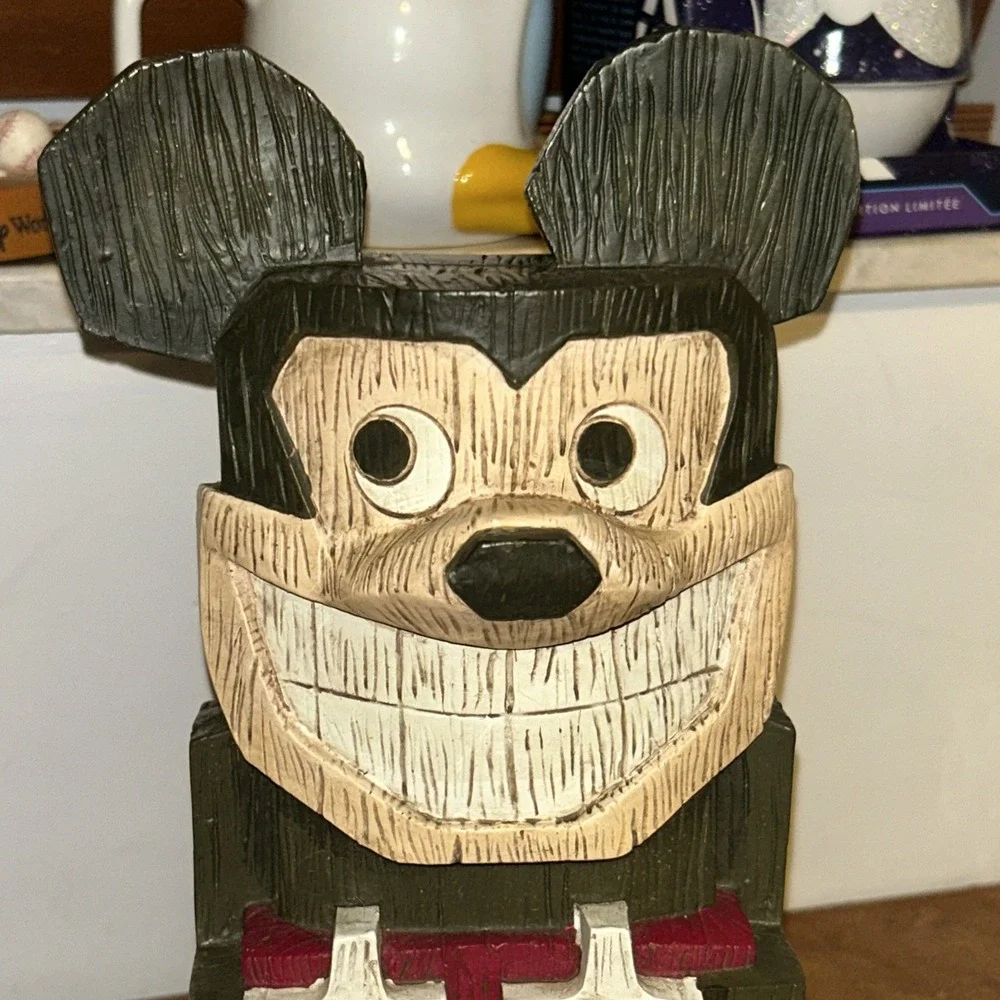 Disney Mickey Mouse Tiki Decorative Garden Statue  12.75